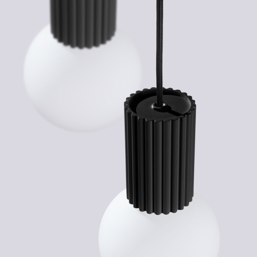 Luster na sajli HALO 3xG9/8W/230V pr. 25 cm crna