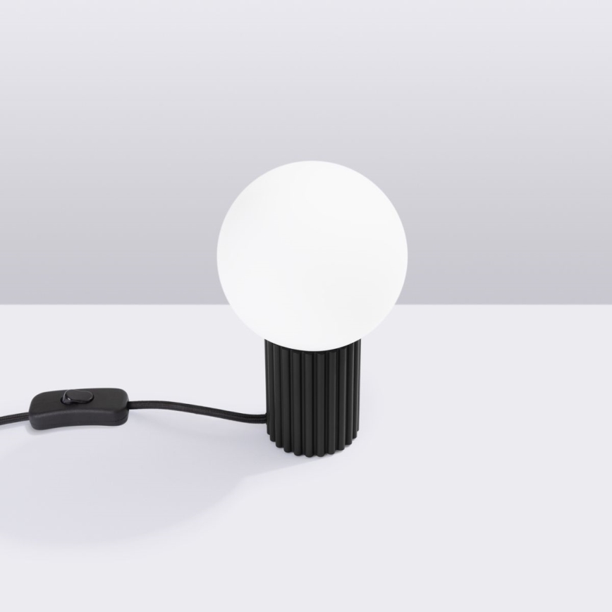 Stolna lampa HALO 1xG9/8W/230V pr. 12 cm crna
