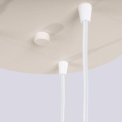 Luster na sajli HALO 3xG9/8W/230V pr. 25 cm krem