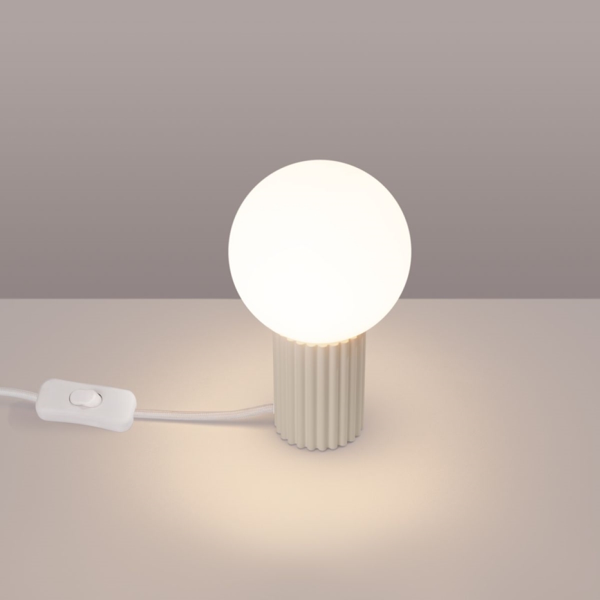 Stolna lampa HALO 1xG9/8W/230V pr. 12 cm krem