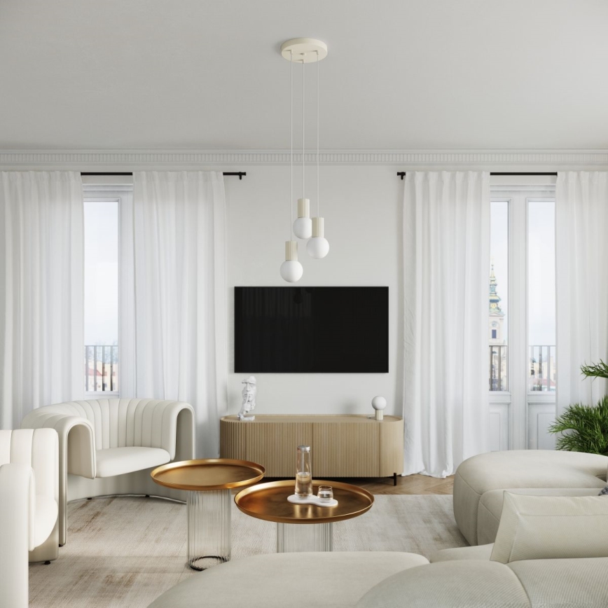 Stolna lampa HALO 1xG9/8W/230V pr. 12 cm krem