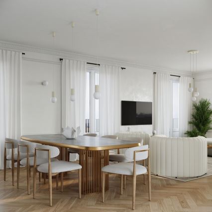 Stolna lampa HALO 1xG9/8W/230V pr. 12 cm krem