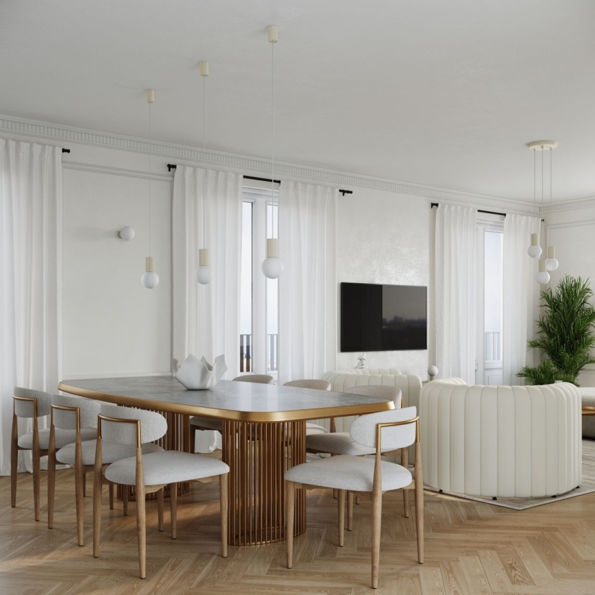 Stolna lampa HALO 1xG9/8W/230V pr. 12 cm krem