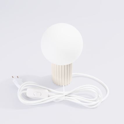 Stolna lampa HALO 1xG9/8W/230V pr. 12 cm krem