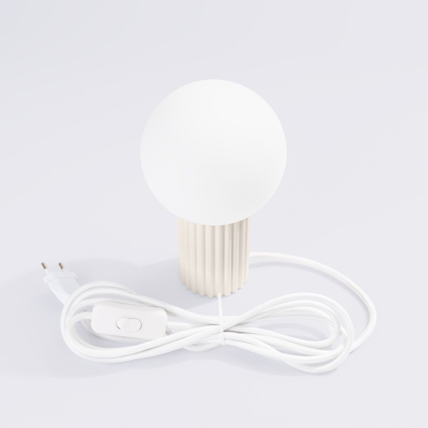 Stolna lampa HALO 1xG9/8W/230V pr. 12 cm krem