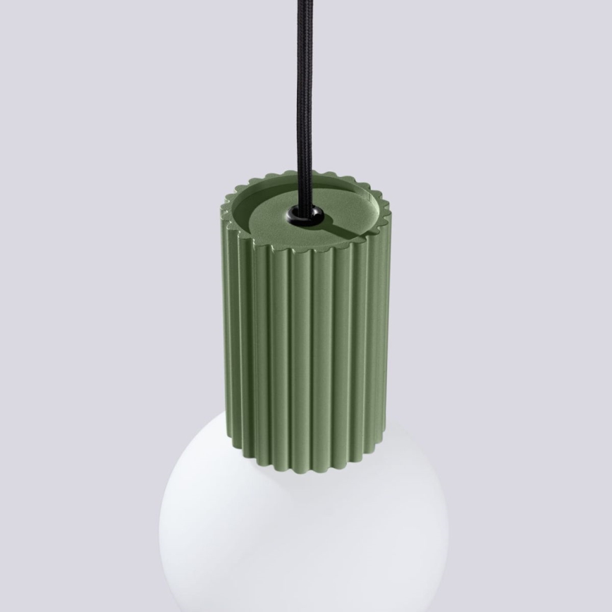 Luster na sajli HALO 1xG9/8W/230V pr. 12 cm zelena