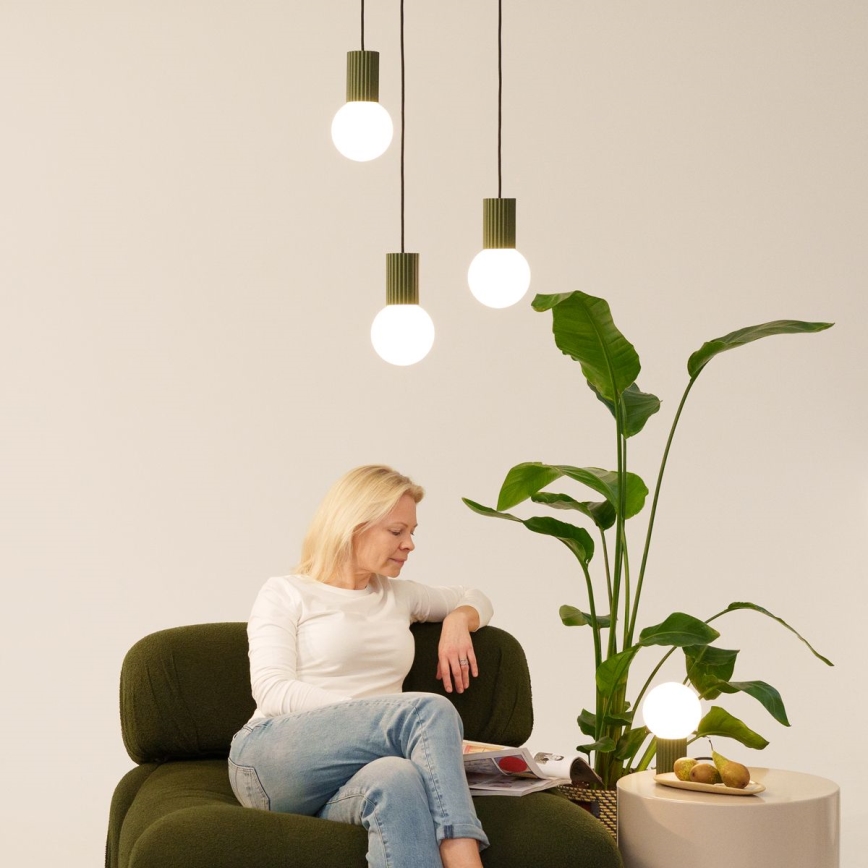 Stolna lampa HALO 1xG9/8W/230V pr. 12 cm zelena