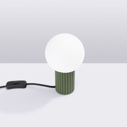 Stolna lampa HALO 1xG9/8W/230V pr. 12 cm zelena