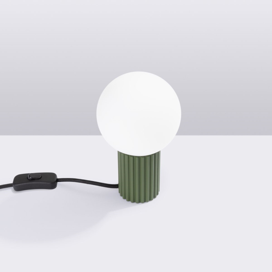 Stolna lampa HALO 1xG9/8W/230V pr. 12 cm zelena