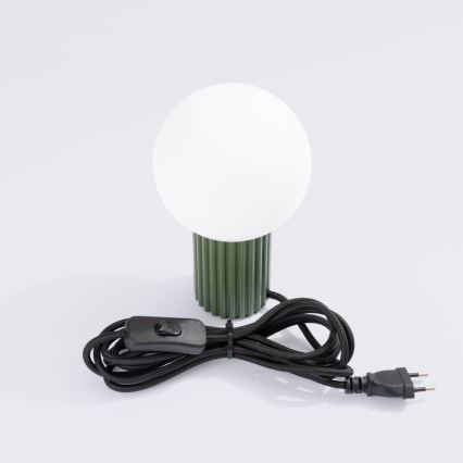 Stolna lampa HALO 1xG9/8W/230V pr. 12 cm zelena
