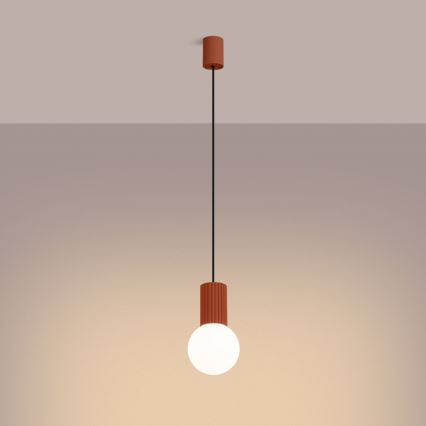 Luster na sajli HALO 1xG9/8W/230V pr. 12 cm narančasta