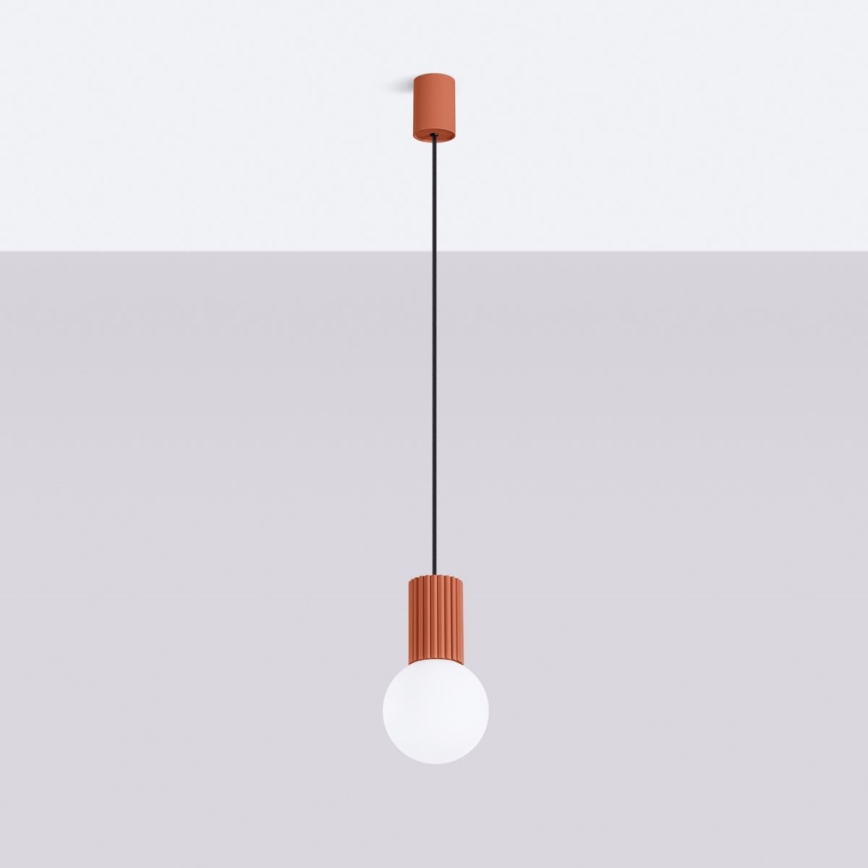 Luster na sajli HALO 1xG9/8W/230V pr. 12 cm narančasta