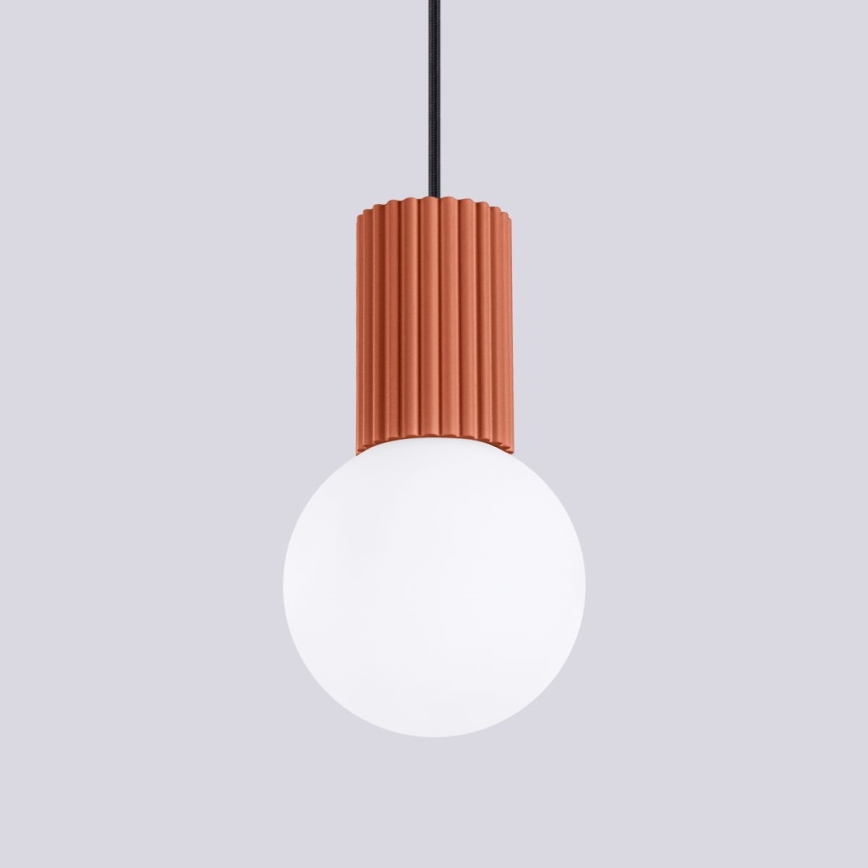 Luster na sajli HALO 1xG9/8W/230V pr. 12 cm narančasta