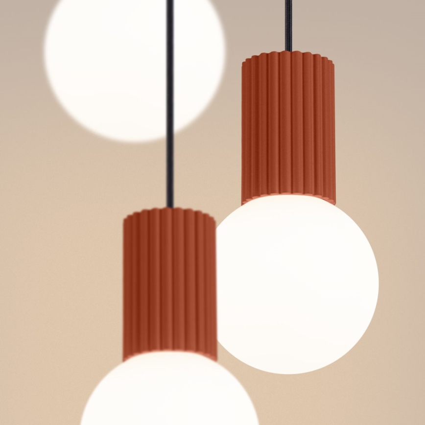 Luster na sajli HALO 3xG9/8W/230V pr. 25 cm narančasta