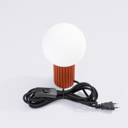 Stolna lampa HALO 1xG9/8W/230V pr. 12 cm narančasta