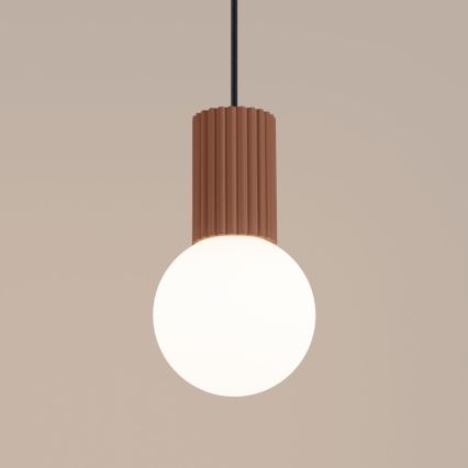 Luster na sajli HALO 1xG9/8W/230V pr. 12 cm smeđa