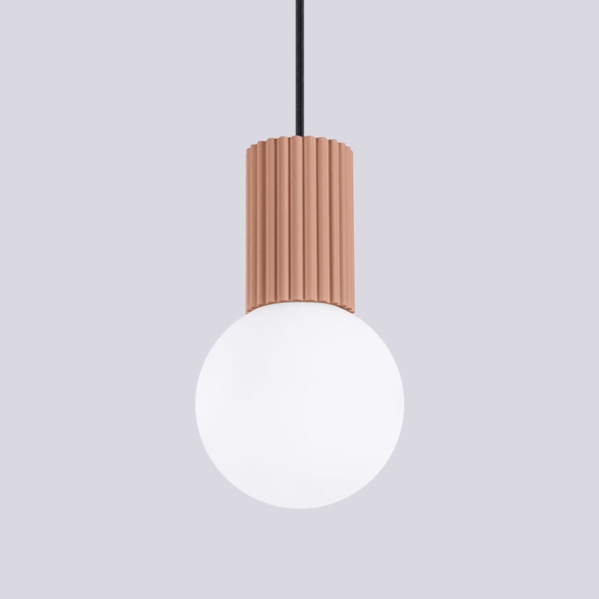 Luster na sajli HALO 1xG9/8W/230V pr. 12 cm smeđa
