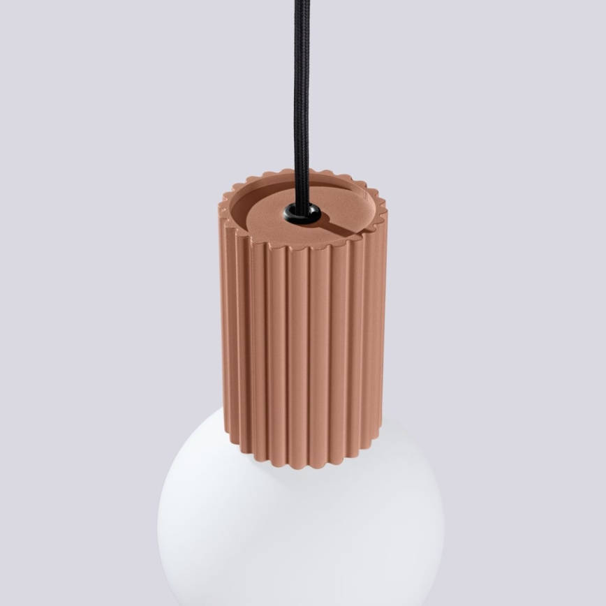 Luster na sajli HALO 1xG9/8W/230V pr. 12 cm smeđa