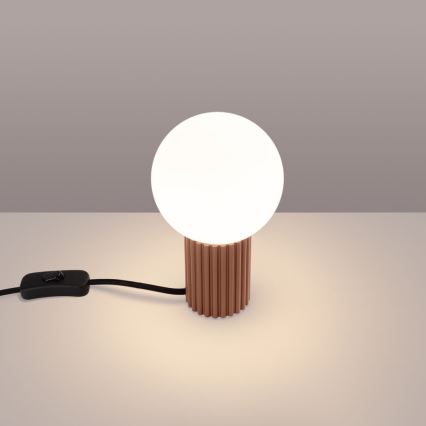 Stolna lampa HALO 1xG9/8W/230V pr. 12 cm smeđa