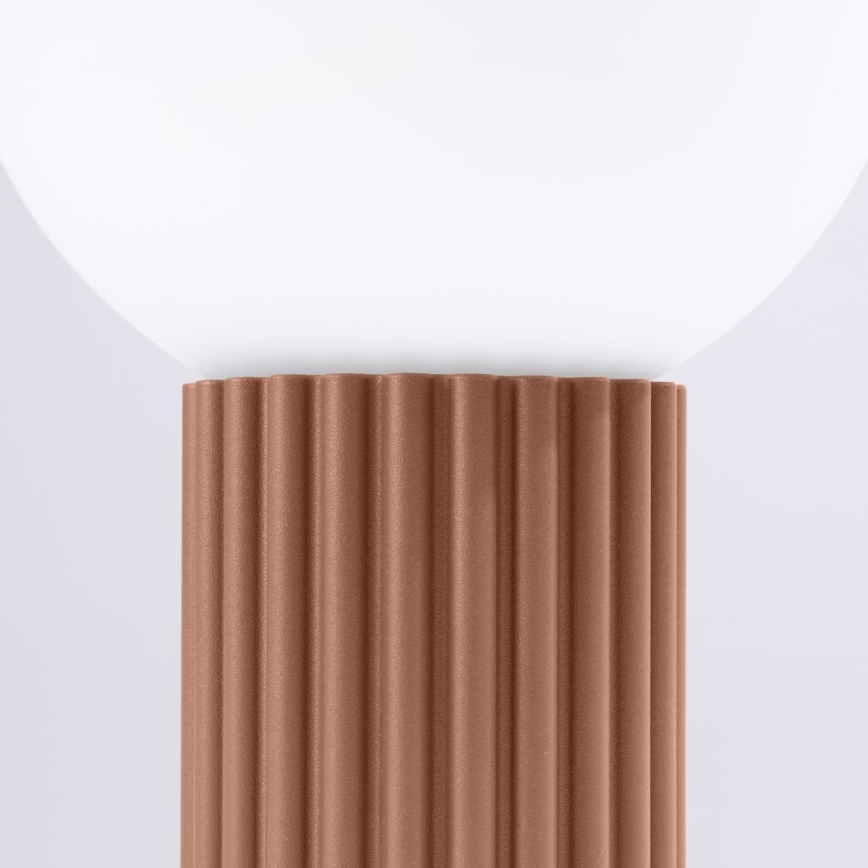 Stolna lampa HALO 1xG9/8W/230V pr. 12 cm smeđa