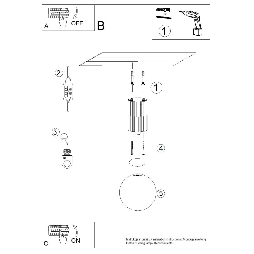 Stropna svjetiljka za kupaonicu HALO 1xG9/8W/230V pr. 12 cm IP44 plava