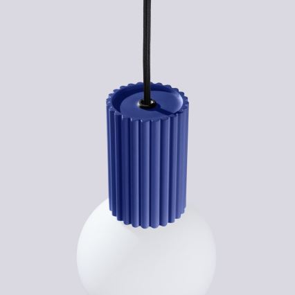 Luster na sajli HALO 1xG9/8W/230V pr. 12 cm plava