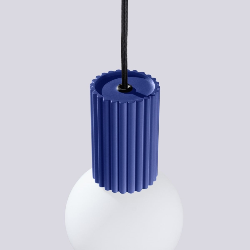 Luster na sajli HALO 1xG9/8W/230V pr. 12 cm plava