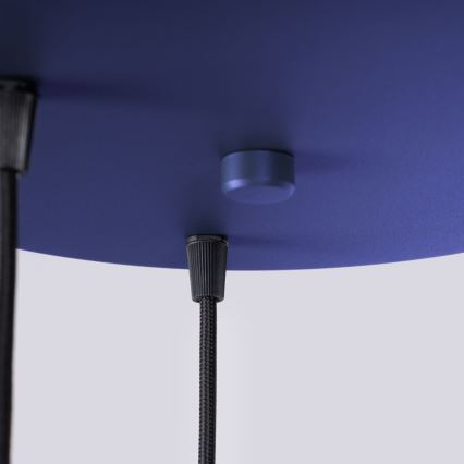 Luster na sajli HALO 3xG9/8W/230V pr. 25 cm plava