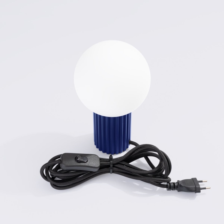 Stolna lampa HALO 1xG9/8W/230V pr. 12 cm plava