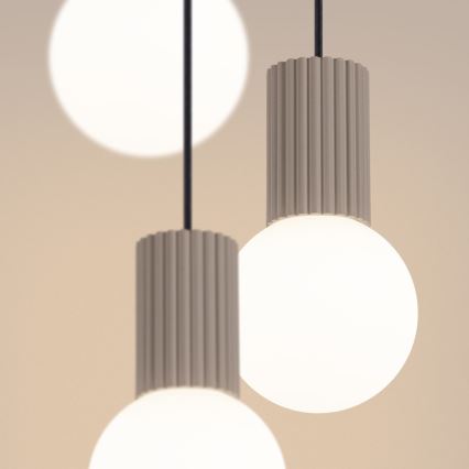 Luster na sajli HALO 3xG9/8W/230V pr. 25 cm bež