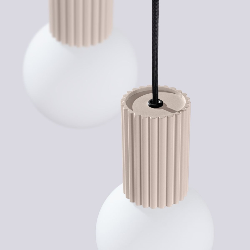 Luster na sajli HALO 3xG9/8W/230V pr. 25 cm bež