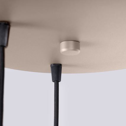 Luster na sajli HALO 3xG9/8W/230V pr. 25 cm bež
