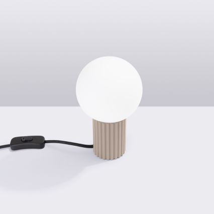 Stolna lampa HALO 1xG9/8W/230V pr. 12 cm bež