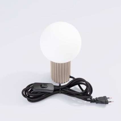 Stolna lampa HALO 1xG9/8W/230V pr. 12 cm bež