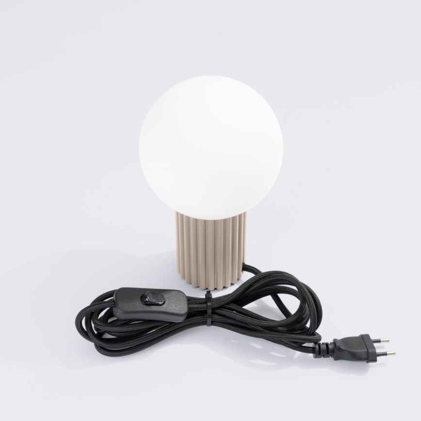 Stolna lampa HALO 1xG9/8W/230V pr. 12 cm bež