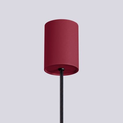 Luster na sajli HALO 1xG9/8W/230V pr. 12 cm crvena