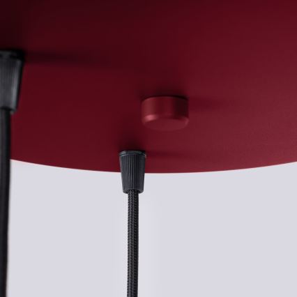 Luster na sajli HALO 3xG9/8W/230V pr. 25 cm crvena