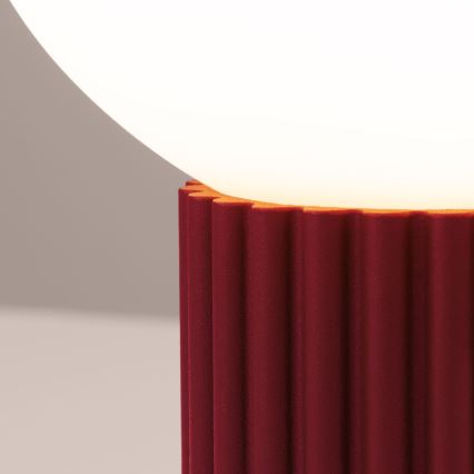 Stolna lampa HALO 1xG9/8W/230V pr. 12 cm crvena