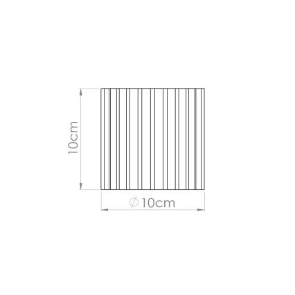 Spot svjetiljka AURA 1xGU10/10W/230V, promjer 10 cm, bijela