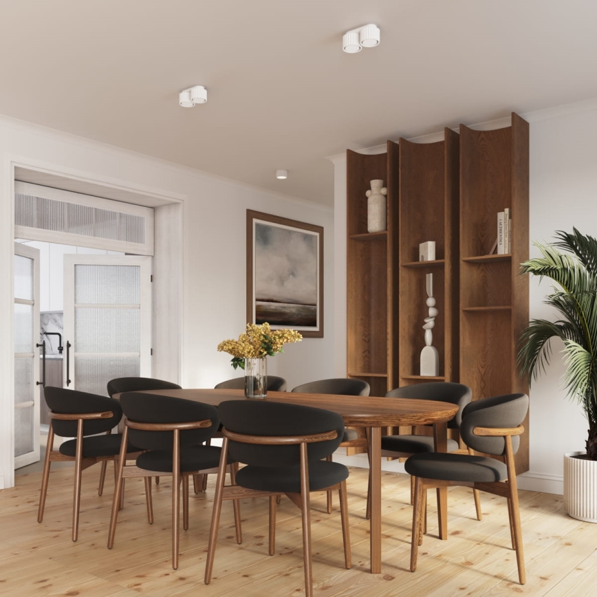 Spot svjetiljka AURA 1xGX53/10W/230V 6 cm bijela