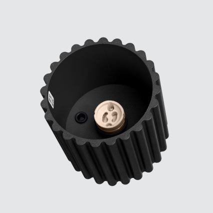 Spot svjetiljka AURA 1xGU10/10W/230V 10 cm crna