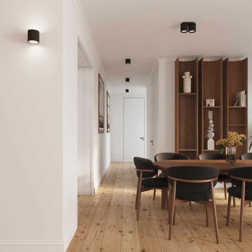 Zidna svjetiljka AURA 1xG9/10W/230V crna