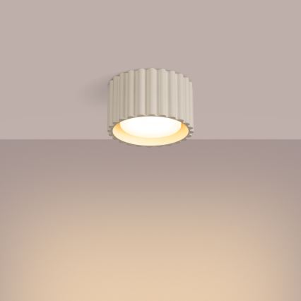 Spot svjetiljka AURA 1xGX53/10W/230V Ø 10 cm krem