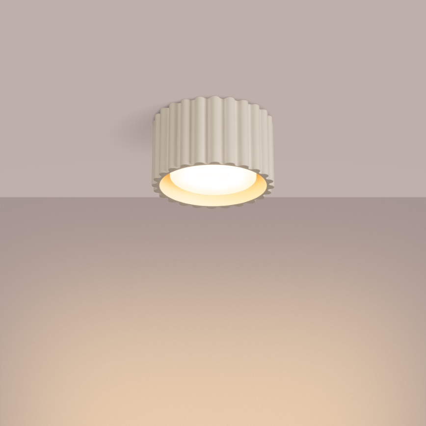 Spot svjetiljka AURA 1xGX53/10W/230V Ø 10 cm krem