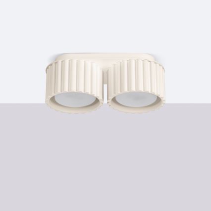 Reflektor AURA 2xGX53/10W/230V krem