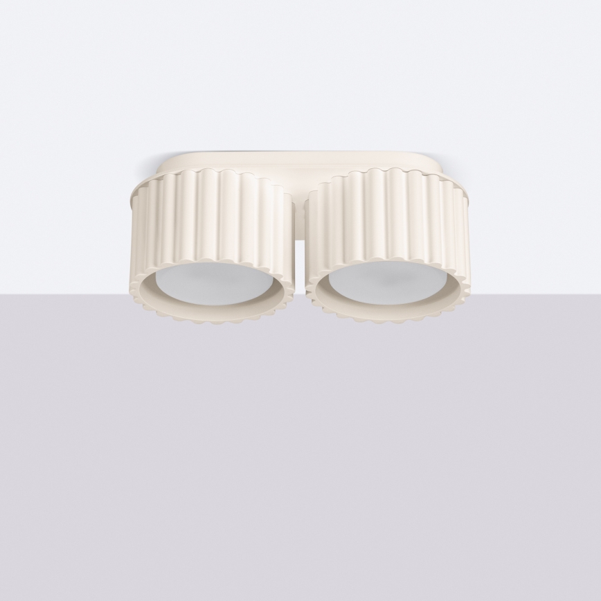 Reflektor AURA 2xGX53/10W/230V krem