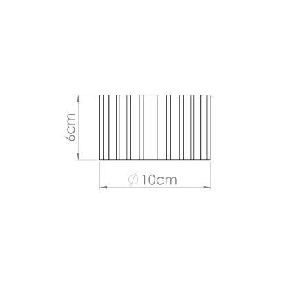 Spot svjetiljka AURA 1xGX53/10W/230V, promjer 10 cm, zelena