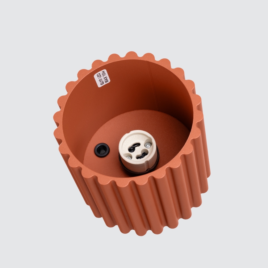 Spot svjetiljka AURA 1xGU10/10W/230V 10 cm narančasta