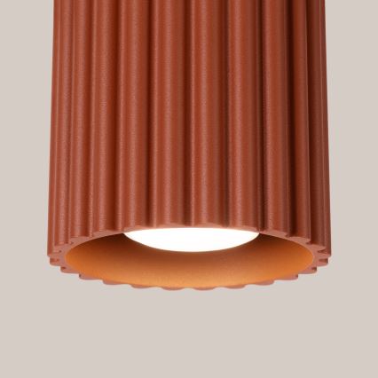 Spot svjetiljka AURA 1xGU10/10W/230V Ø 10 cm narančasta
