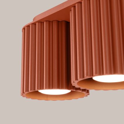 Spot svjetiljka AURA 2xGU10/10W/230V narančasta